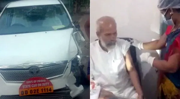 కేంద్రమంత్రికి ​​​​​​రోడ్డు ప్రమాదం..గాయాలు