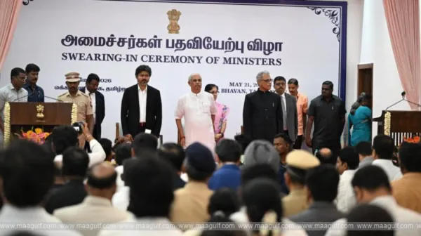 తమిళనాడులో విజయ్‌ క్యాబినెట్ విస్తరణ..21మంది టీవీకే, ఇద్దరు కాంగ్రెస్..
