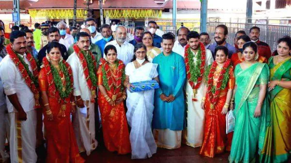 'മൂന്ന് രത്നങ്ങള്ക്ക് ' കണ്ണന്റെ സന്നിധിയില് മംഗല്യഭാഗ്യം