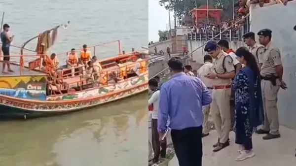 ഗംഗാ നദിയില് ബോട്ട് മുങ്ങി അപകടം; രണ്ടുപേര് മരിച്ചു, നിരവധിപേരെ കാണാനില്ല