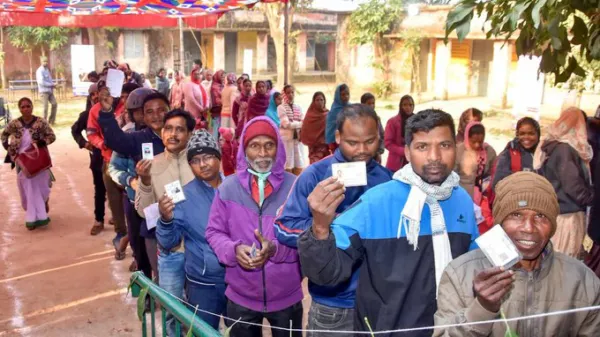 Assembly Elections: Assam records 17.8% voter turnout at 9 am, 16.2% in Keralam