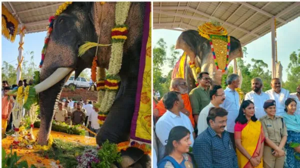 ದಸರಾ ಅಂಬಾರಿ ಆನೆ ಅರ್ಜುನನ ಭವ್ಯ ಸ್ಮಾರಕ ಲೋಕಾರ್ಪಣೆ