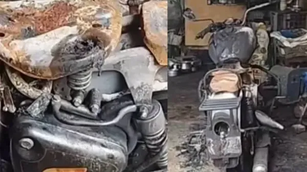 വന് ട്വിസ്റ്റ്, പൊലീസുകാരന്റെ ബൈക്ക് കത്തിച്ചത് യുവതികള്; കാരണം രാഷ്ട്രീയമല്ല