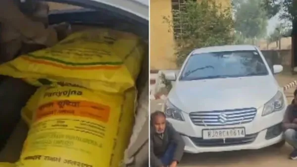 Just hours before New Year; 150 kg of explosives seized from car, two arrested