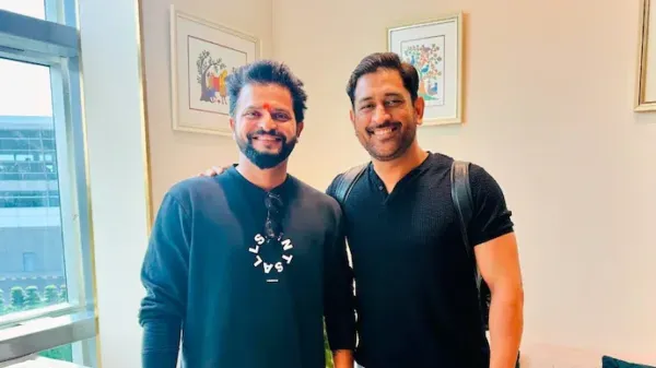 WATCH: MS Dhoni gets tea for Suresh Raina during CSK event; gesture goes viral