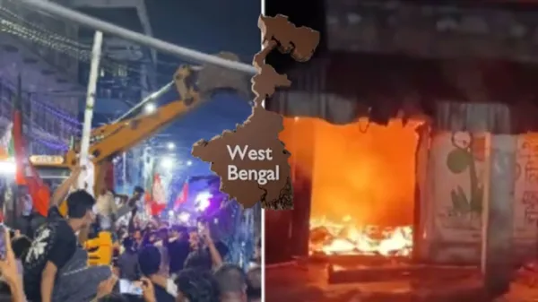 Bengal Violence : बंगाल में अनेक स्थानों पर हिंसा !