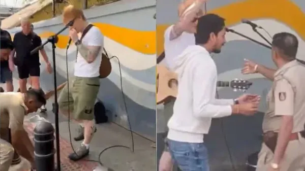 'Ed Sheeran who?'; Church Street police stops British singer's surprise busking performance