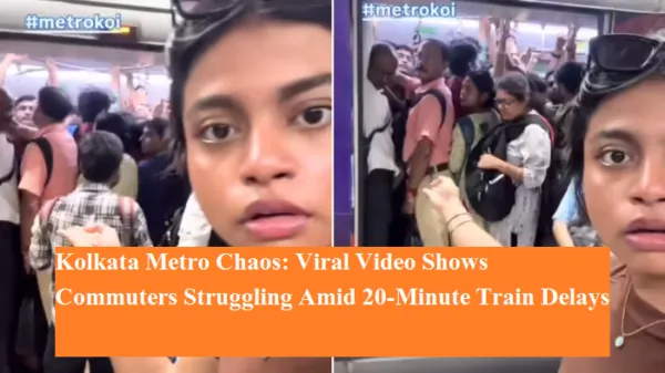 Kolkata Metro Chaos: Viral Video Shows Commuters Struggling Amid 20-Minute Train Delays