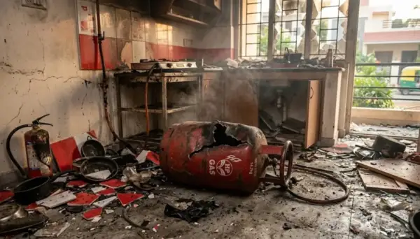 बेंगलुरु में घर में फटा एलपीजी सिलिंडर, एक ही परिवार के 4 बच्चे समेत 6 लोग झुलसे