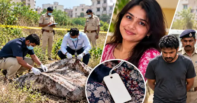 20 दिन तक खाली प्लॉट में पड़ा रहा शव, कपड़ों के इस छोटे से टैग ने खोला पूरा राज; पति निकला कातिल!