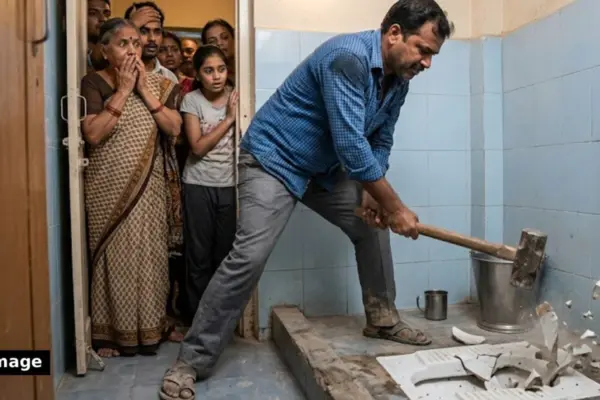 गुरुग्राम: टॉयलेट सीट के नीचे से आ रही थी खौफनाक आवाजें, तुड़वाया पॉट तो थर-थर कांपने लगी फैमिली