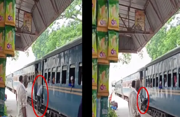 चलती ट्रेन के नीचे गिरा शख्स, ऊपर से गुजर गई पूरी ट्रेन, VIDEO में फिर दिखा ऐसा चमत्कार कि लोग रह गए दंग!