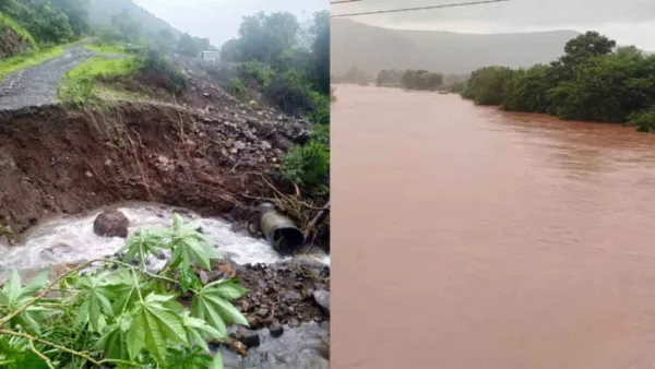 मुळशी तालुक्यात दमदार पाऊस; मुळा-वळकी नदीला पूर
