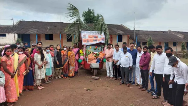 चऱ्होली खुर्द येथे पोषण अभियानांतर्गत जनजागृती