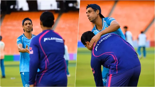 'प्रणाम नेहरा जी.' वैभव सूर्यवंशी ने गुजरात टाइटंस के कोच के छुए पैर, वायरल VIDEO ने जीता दिल