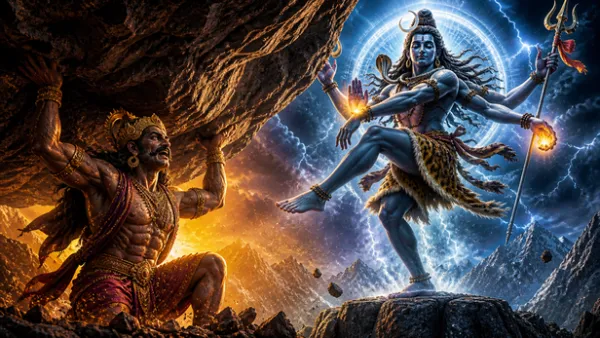The Divine Shiva Hymn Composed by Ravana That Shook the Gods