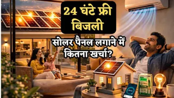 Calculation: कितना बड़ा Solar Panel लगाएं, ताकि 2BHK को 24 घंटे मिले फ्री बिजली? क्या आएगा खर्च? समझें पूरा गणित