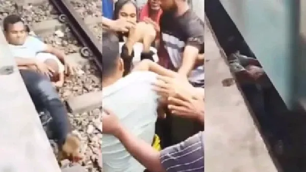 চলন্ত ট্রেনের নিচে কোলের সন্তান! নিজের শরীর দিয়ে ঢাল তৈরি করে শিশুকে বাঁচালেন বাবা, ভাইরাল ভিডিও