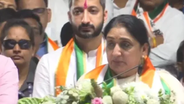 Sunetra Pawar : 'बारामती दादांसाठी आईसारखी होती, बारामती म्हणजे दादांचा श्वास होता', राष्ट्रवादीच्या मेळाव्यात सुनेत्रा पवार भावुक