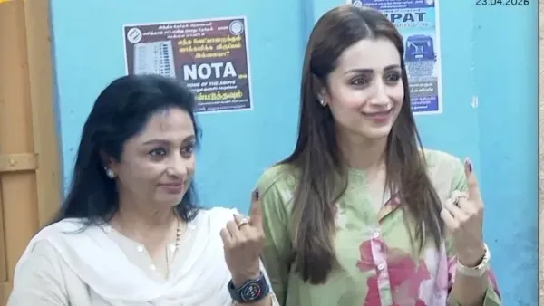 క్యూలైన్లో నిలబడి ఓటు వేసిన త్రిష.. యువతకు అదిరిపోయే మెసేజ్