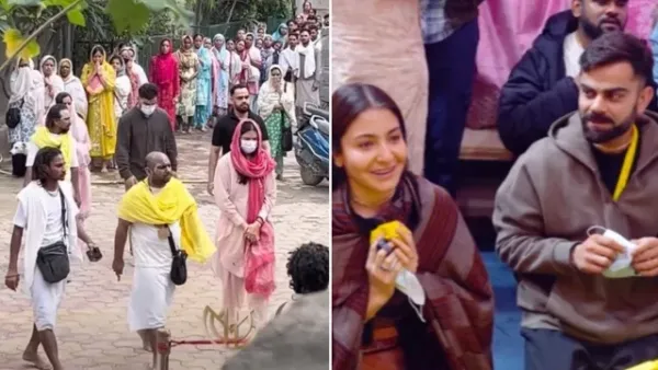 प्रेमानंद महाराजांच्या भेटींनंतर ट्रोल झाले विराट आणि अनुष्का, व्हीआयपी ट्रीटमेंटमुळे लोकांमध्ये संताप