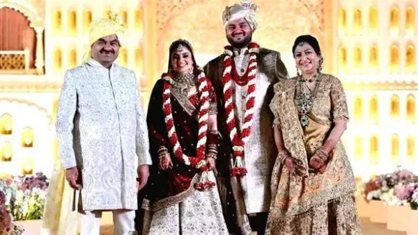 Gautam Adani's son Jeet ties the knot with Diva Jaimin Shah in intimate ceremony; Adani donates 10,000 crore for social causes