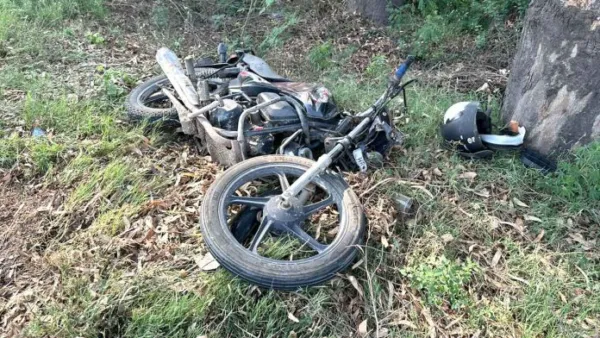Road Accident: पुलिस कैदी वाहन और बाइक की टक्कर में युवक घायल