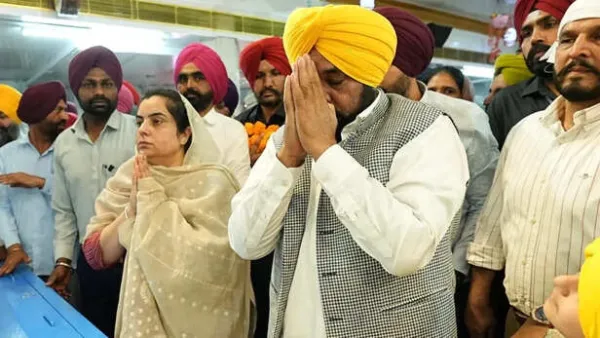 Punjab CM Bhagwant Mann visits Takht Sri Damdama Sahib, offers prayers for state's well-being