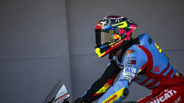 LS2 unveils Fermín Aldeguer replica helmet inspired by his MotoGP rookie season