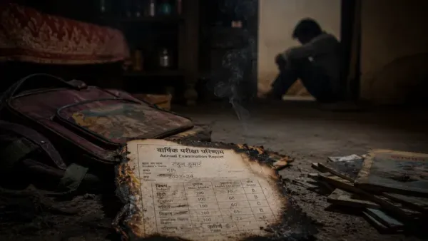 ரேங்க் கார்டுக்கு இப்படியா..? 9 வயது மகளை கோடரியால் துடிக்க துடிக்க வெட்டி கொன்ற தந்தை. வீட்டுக்குள்ளேயே எரித்த கொடூரம். நெஞ்சை உலுக்கும் பின்னணி.!!