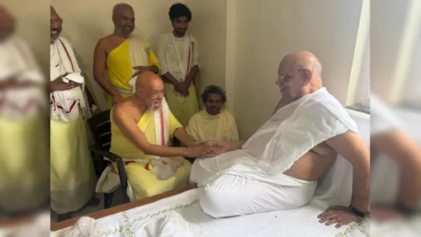 મુંબઈમાં બે સંતોનું મધુર મિલન