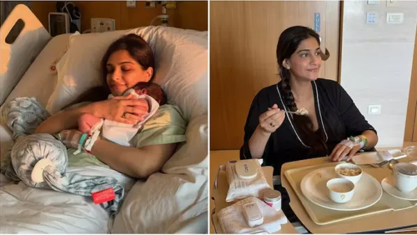 सोनम कपूर ने बेटे के जन्म के बाद शेयर की पहली झलक, अस्पताल टीम का जताया आभार