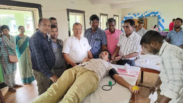 ଓଡ଼ିଆ ପକ୍ଷରେ ରକ୍ତଦାନ ଶିବିର ଆୟୋଜିତ