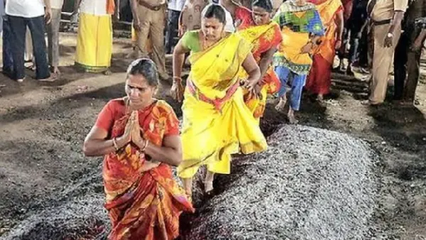 Tamil Nadu: Bannari Amman Temple Kundam festival sees massive turnout; 500+ police deployed