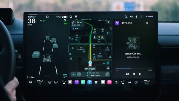 Hyundai unveils Tesla-inspired infotainment system with 17-inch screen, AI assistant