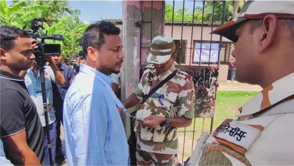 পুনর্নির্বাচন ঘিরে মগরাহাটে কড়া নিরাপত্তা, ভোটদানে সমস্যার অভিযোগ।