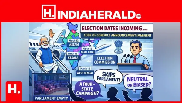 Modi Skips Parliament All Week to Campaign in Poll States - Then BJP Ally in EC Drops Election Dates, Neutral?