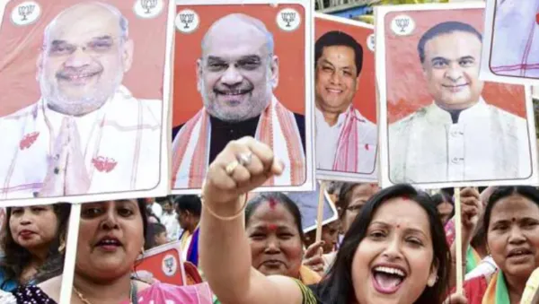असम चुनाव में अमित शाह का बड़ा हमला: घुसपैठ खत्म करने के लिए बीजेपी को वोट देने की अपील