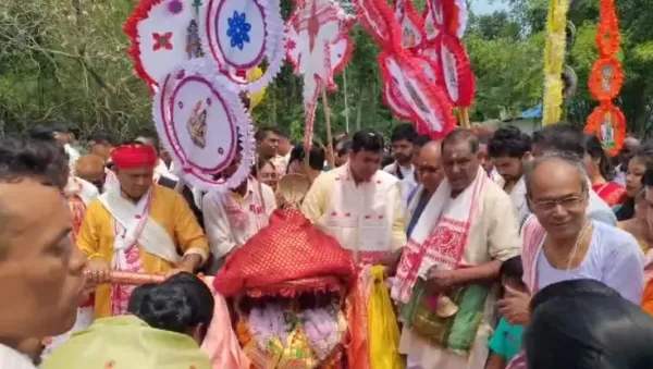 341-year-old Gosai procession brings Biswanath together during Bohag Bihu