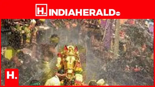 Chithirai Festival Flag Hoisting at Azhwar Thirunagari Adhinathar Temple