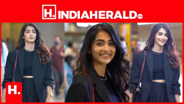 Pooja Hegde's Smoking Hot Black Blazer Set Has Everyone Staring
