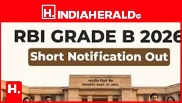 RBI Grade B Recruitment 2026 Notification Released
