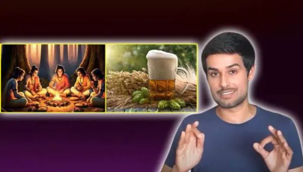 Dhruv Rathee says , "Shrirama and Shrikrushna used to eat deer meat and also consumed alcohol !"