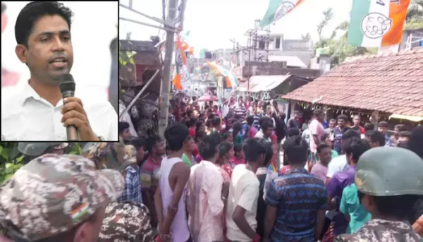 'Jahangir Khan issued rape and death threats': Locals in West Bengal's Falta constituency stage protests after TMC goons intimidate them during repolling