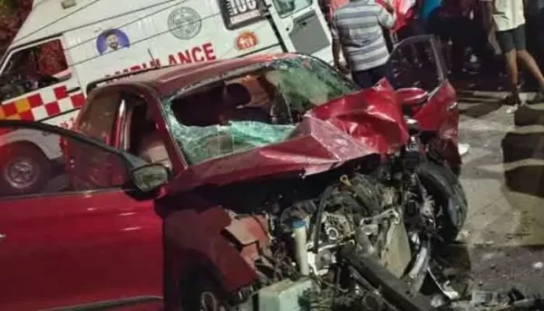 పెద్దపల్లి రోడ్డు ప్రమాదం.. సింగరేణి ఉద్యోగి మృతి