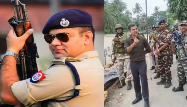 UP's 'Singham' warns TMC strongman Jahangir Khan: Who is 'encounter specialist' Ajay Pal Sharma currently posted as police observer in Bengal