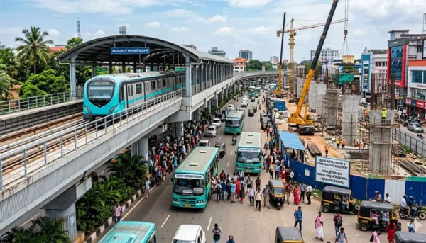 വികസനത്തിന്റെ പാതയില്‍ കൊച്ചി മെട്രോ; പിങ്ക് ലൈൻ നിര്‍മ്മാണം ഊര്‍ജ്ജിതമാക്കി; അങ്കമാലി വരെയുള്ള മൂന്നാം ഘട്ടത്തിന്റെ ഡിപിആര്‍ അവസാന ഘട്ടത്തില്‍