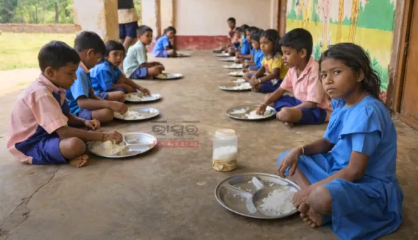 Odisha: Outrage After Tribal Students Served Only Rice and Salt as Midday Meal; Teacher Suspended