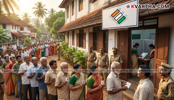 കേരളം വിധിയെഴുതുന്നു; 140 മണ്ഡലങ്ങളില്‍ പോളിംഗ് ആരംഭിച്ചു; വോട്ടര്‍മാരുടെ വൻ തിരക്ക്