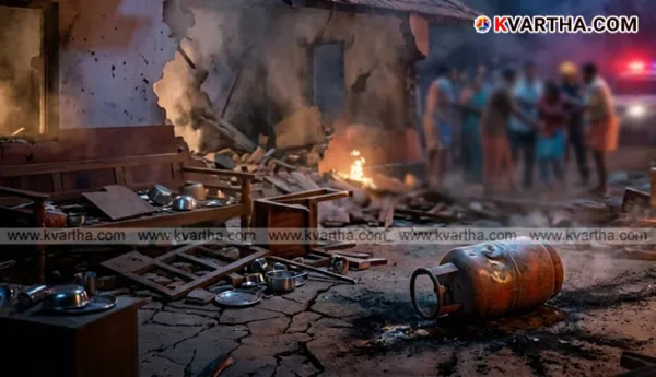 ഉപയോഗിക്കാതെ വെച്ച സിലിണ്ടര്‍ പൊട്ടിത്തെറിച്ചു; അച്ഛനും മകനും പരിക്ക്; ഉറക്കത്തിനിടെയുണ്ടായ സ്ഫോടനത്തില്‍ വീട് തകര്‍ന്നു